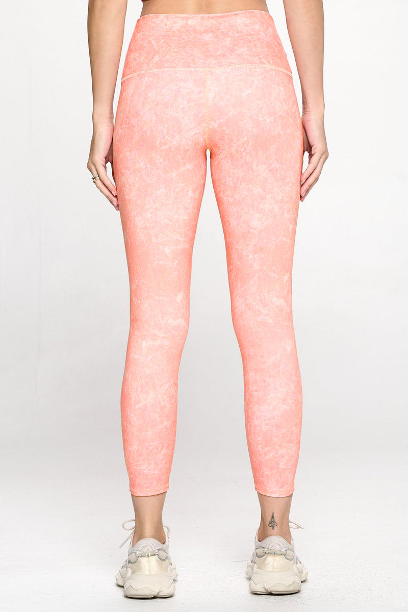 Harmony Balance Mineral Wash Leggings Pink Yoga Size - Depop