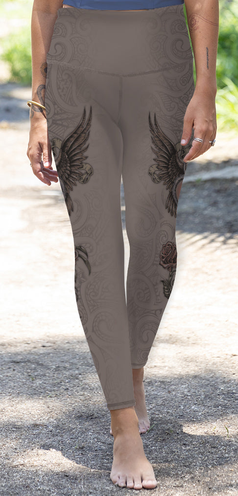 Evcr skull leggings best sale